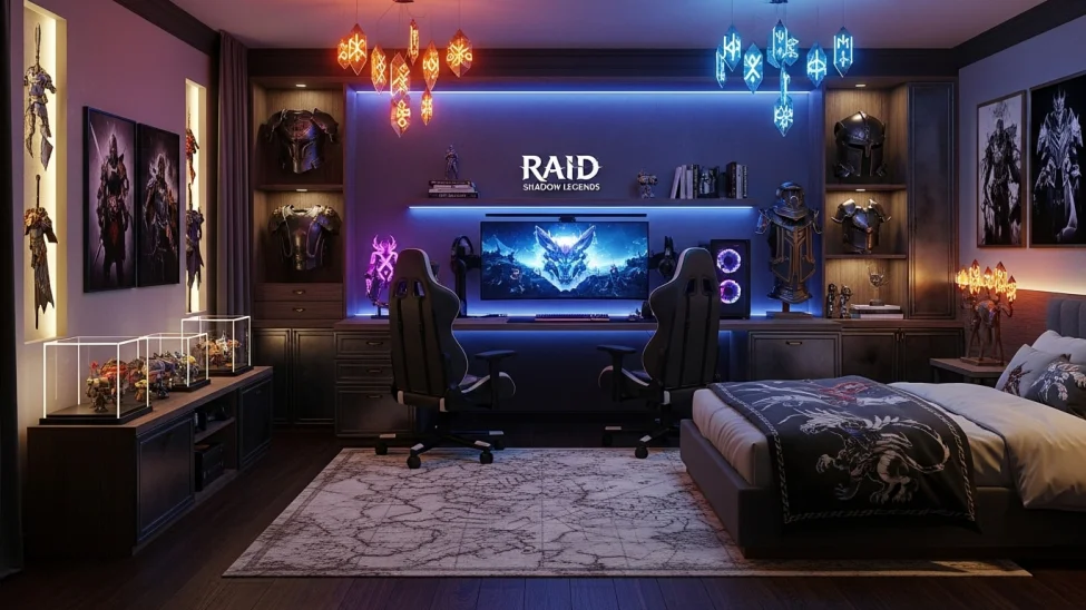 Комната геймера в стиле RAID - уют и немного эпичности
